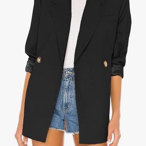 Oversized casual black blazer - NEW!